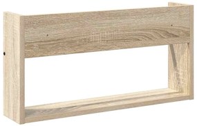 vidaXL Ράφι Περιοδικών Δρύς Sonoma 60 x 12 x 30 εκ Επεξεργασμένο ξύλο