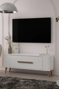 Stewehome Μοντέρνο έπιπλο τηλεόρασης με ντουλάπι 120x26x48 cm