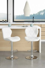 Σκαμπό μπαρ Vanera-Leuko (2) τεμάχια