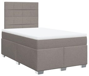 ΚΡΕΒΑΤΙ BOXSPRING ΜΕ ΣΤΡΩΜΑ TAUPE 120X190 ΕΚ. ΥΦΑΣΜΑΤΙΝΟ 3292731