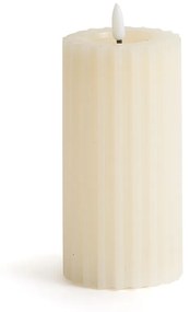 Κερί LED με ραβδώσεις Υ17,5 εκ., Caspar