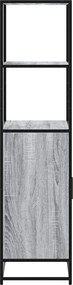 vidaXL Highboard Grey Sonoma Κατασκευασμένο ξύλο και μέταλλο
