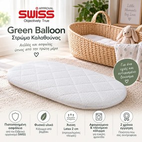Candia Στρώμα Καλαθούνας Green Balloon