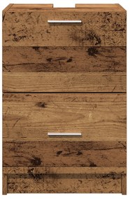 vidaXL ντουλάπι νιπτήρα  παλιό ξύλο 40x37x59 εκ. Επεξεργασμένο ξύλο