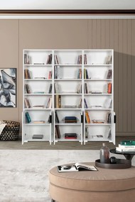 Βιβλιοθήκη Λευκό DOPOZE 180x30x2