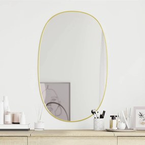 vidaXL Καθρέφτης Τοίχου Χρυσός 80 x 50 εκ.