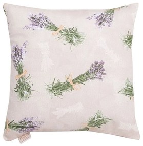 Μαξιλάρι Διακοσμητικό Λεβάντα (Με Γέμιση) Linen Viopros 45X45 45x45cm Cotton-Polyester