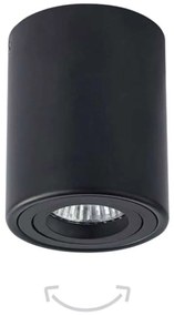 Φωτιστικό Οροφής - Σποτ 42025-BL Φ7,8x10cm Dim 1xGu10 Black Inlight