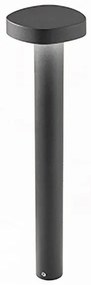 Επιδαπέδιο Φωτιστικό 70cm LED 7W IP54 3000K Ciottolo Zafferano-LD0487G3-Γκρι LD0487G3
