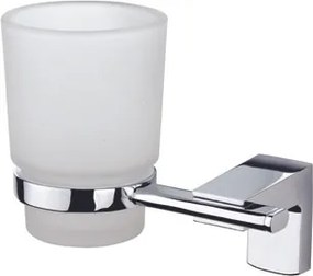 Tema Premium 71004 Chrome - Ποτηροθηκη γυαλινη