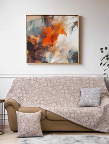 Ριχτάρι ROSVEL BEIGE Ριχτάρι πολύθρονας: 170 x 180 εκ.