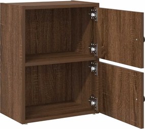 vidaXL Βιβλιοθήκη Καφέ Δρυς 40x24x52 εκ. από Επεξεργασμένο Ξύλο