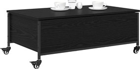 vidaXL Τραπεζάκι σαλονιού Μαύρη Οξυά 91 x 55 x 32 εκ