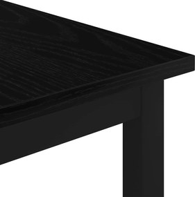 vidaXL Τραπεζάκι σαλονιού Μαύρη Οξυά 40 x 40 x 36 cm