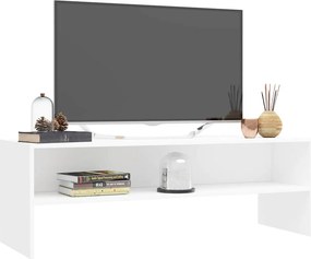 vidaXL Έπιπλο Τηλεόρασης Λευκό 120 x 40 x 40 εκ. από Επεξ. Ξύλο
