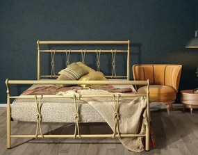 Κρεβάτι Ν93 για στρώμα 150χ200 υπέρδιπλο με επιλογές χρωμάτων