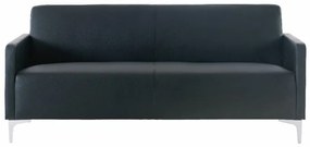 Καναπές κρεβάτι Mesa 182, Αριθμός θέσεων: 2, Άσπρο, Μαύρο, 72x112x71cm, Πόδια: Μέταλλο | Epipla1.gr