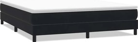 vidaXL Box Spring Κρεβάτι χωρίς στρώμα Μαύρο 180x220 cm Velvet