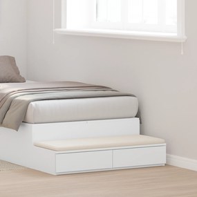 vidaXL Συρτάρια Κρεβατιού Λευκά 75x36,5x16,5 εκ από Ξύλο
