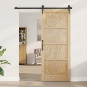 vidaXL Εσωτερική Πόρτα Καφέ 86 x 211 cm Κόντρα πλακέ