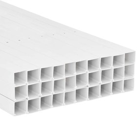 vidaXL Κανάλι Καλωδίων 50 x 25 χιλ. 30 μ. από PVC