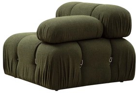 Πολυμορφικός καναπές Divine με ύφασμα σε χρώμα πράσινο 288/190x75εκ - Ύφασμα - 071-001483