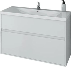 Drop Instinct 100 White Gloss - Βάση Επίπλου Με Νιπτήρα (100x46)