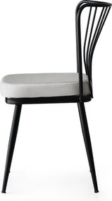 Καρέκλα 4τμχ Μαύρο YILDIZ 43x42x82