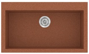 Sanitec Classic 333 Granite Terracotta Ένθετος Νεροχύτης 80cm