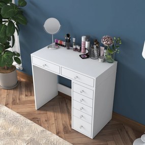 Τουαλέτα Μακιγιάζ Λευκό BROSU 90x44.5x81.6