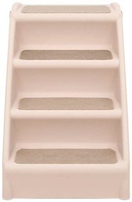 vidaXL Σκαλάκια για Σκύλους Πτυσσόμενα Κρεμ 62 x 40 x 49,5 εκ.