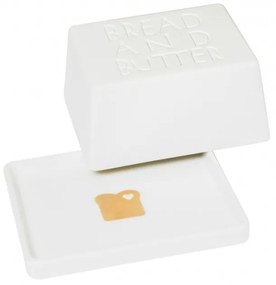 Βουτυριέρα Bread And Butter RD0017501 11x9,5x5,4cm White Raeder Πορσελάνη