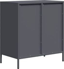 vidaXL Ντουλάπι Ανθρακί 68x39x73,5 εκ. από Χάλυβα Ψυχρής Έλασης
