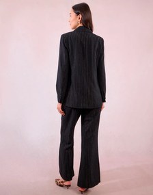 Ριγέ σακάκι, ανοιχτό στο κάτω μέρος