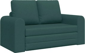 vidaXL Κρεβάτι καναπές 60cm Σκούρο Πράσινο ύφασμα