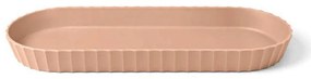 Πιατέλα Σερβιρίσματος Minerva M 37,5x15x3cm Pink Sand Blim+ Πολυπροπυλένιο