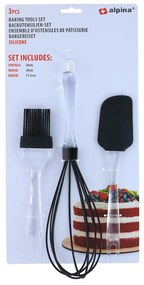 Εργαλεία Ζαχαροπλαστικής (Σετ 3τμχ) Alpina 871125255262 Black