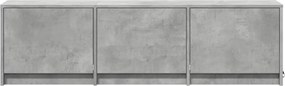 vidaXL Ντουλάπι TV Σκυρόδεμα 140 x 34 x 40 εκ Επεξεργασμένο ξύλο