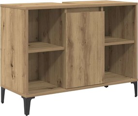 vidaXL Σετ Επίπλων Μπάνιου 3 τεμ. Artisan Oak Επεξεργασμένο ξύλο