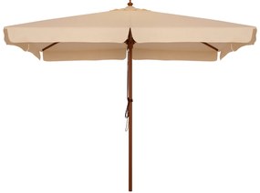 ΟΜΠΡΕΛΑ ΕΠΑΓΓΕΛΜΑΤΙΚΗ WALLER 3,00X3,00X2,50Y ΜΕ ΞΥΛΙΝΟ ΣΚΕΛΕΤΟ HM6022 ΜΠΕΖ