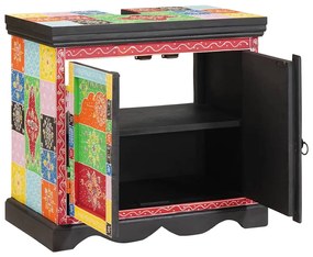 vidaXL Ντουλάπι νιπτήρα με πόρτα 60 x 35 x 55 εκ