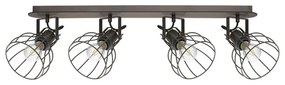 Φωτιστικό Οροφής Spot Sambatello 98137 Brown Eglo Metal,Wood