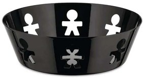 Ψωμιέρα - Φρουτιέρα Girotondo AKK03 B Φ18x5,4cm Μεταλλική Black Alessi Metal