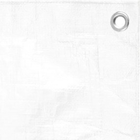 vidaXL Μουσαμάς Λευκός 180 γρ./μ.² 4x5 μ. από HDPE