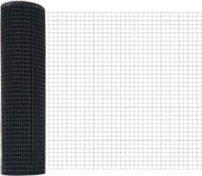 vidaXL Συγκολλητός φράχτης από σύρμα 1000 x 40 εκ Γκρι