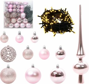 vidaXL Τεχνητό Χριστουγεννιάτικο Δέντρο με Άξονα με βάση Λευκό 270 cm