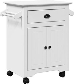vidaXL Καροτσάκι κουζίνας "BODO" Λευκό 72x45x80 cm