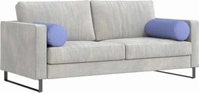 vidaXL Μαξιλάρια Στήριγμα 2 pcs Μπλε τζην Ø 25 x 70 cm ύφασμα