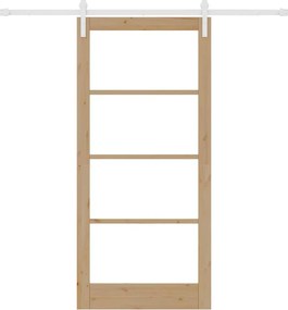 vidaXL Συρόμενη Πόρτα ORKDAL Φυσικό 93 x 202 cm