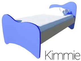 Παιδικό Ημίδιπλο Κρεβάτι Μπλε Irven Kimie 110x190